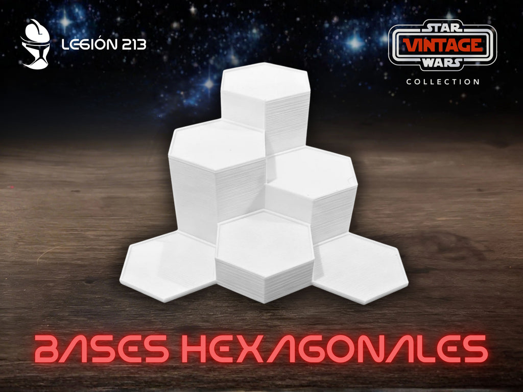 Expositor Modular Hexagonal para Figuras Vintage Collection - Edición Premium