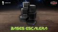 Expositor Escalonado Hexagonal para Figuras Vintage Collection - Edición Black